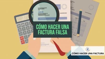como hacer una factura falsa