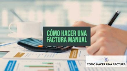 como hacer una factura manual