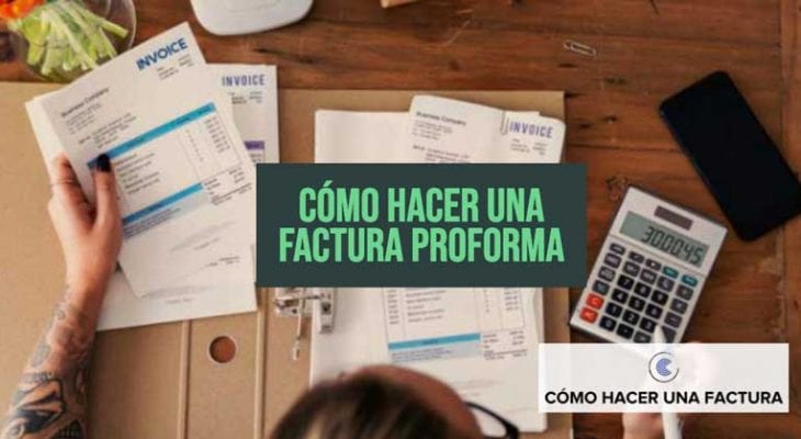 como hacer una factura proforma