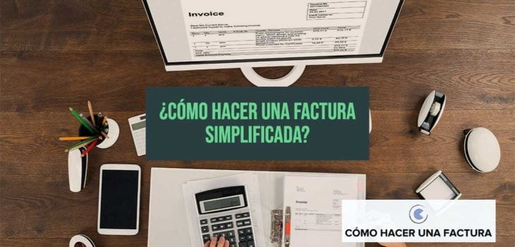 como hacer una factura simplificada
